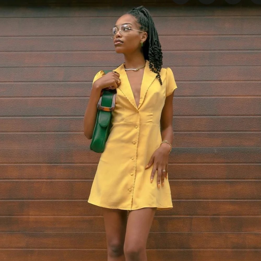 COPY - UO Betty Collared Mini Dress